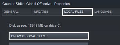 How to browse your local Counter-Strike: Global Offensive files