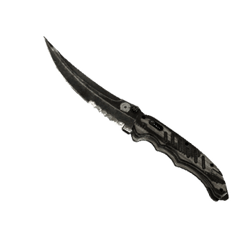 Flip Knife Black Laminate - Battle Scarred CS:GO Skin